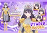 create vtuber live2d model rig for streaming anime style free emote